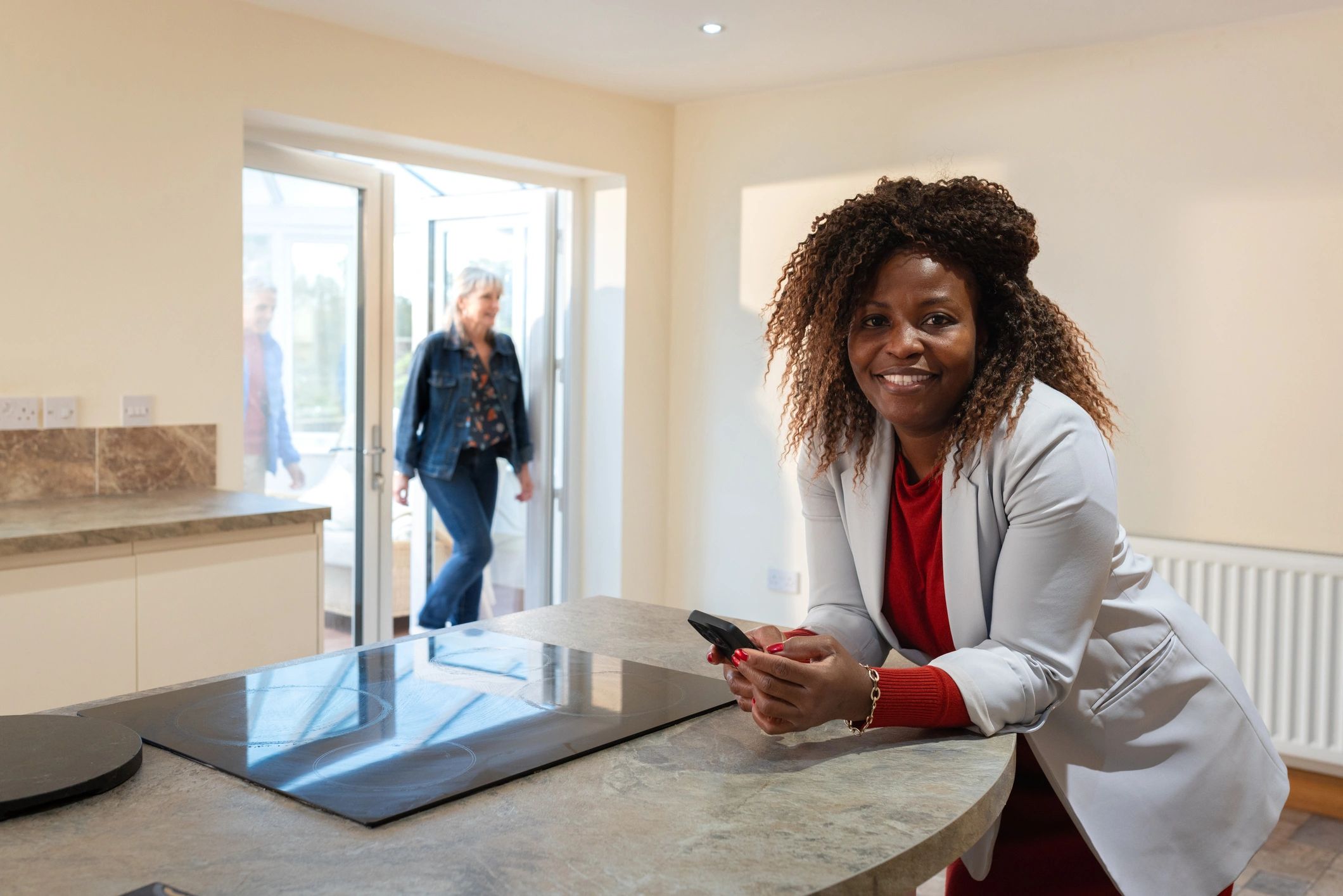 River City Rentals and Realty property professional in a residential setting