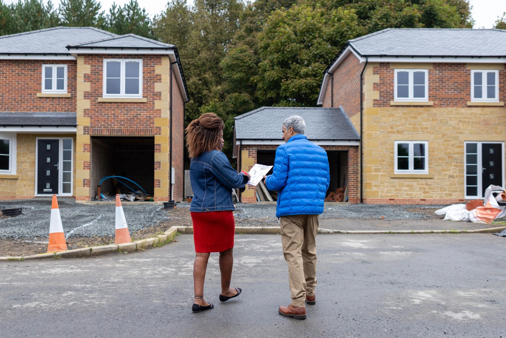 Property manager consulting with a rental property owner